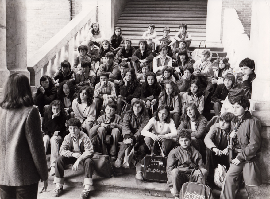 Ragazzi delle scuole medie, gita a Firenze