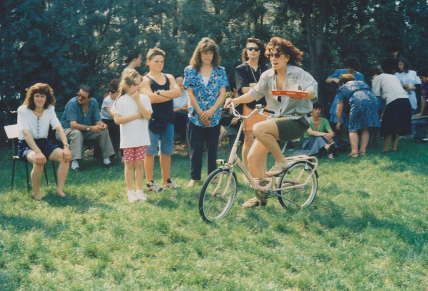Festa della Famiglia, in bicicletta (Basella, giugno 1988)