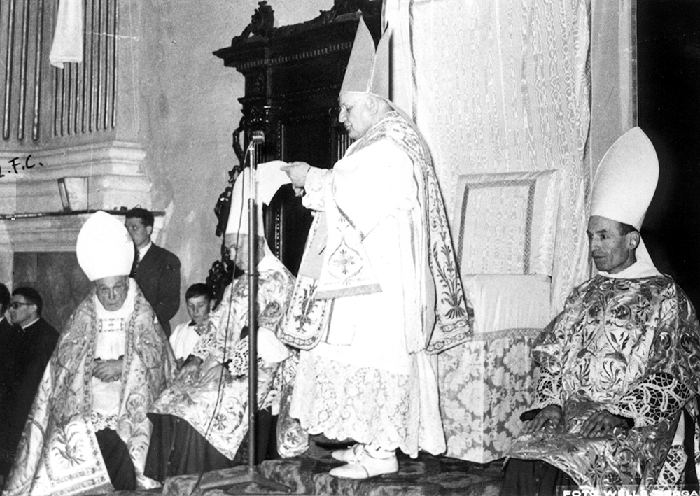 Parrocchiale di Urgnano, 15 aprile 1956, Cardinale Roncalli