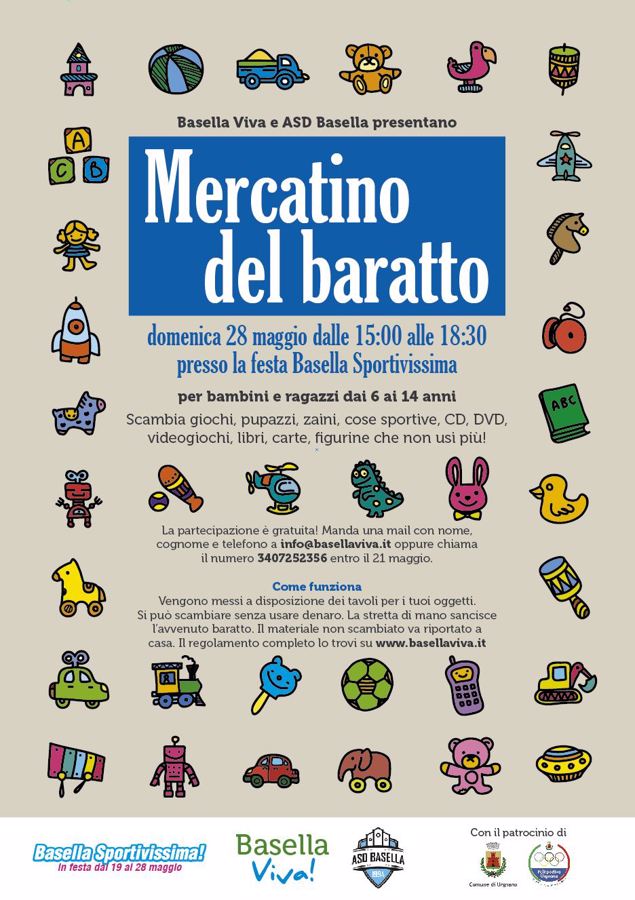 Mercatino del baratto Basella Sportivissima