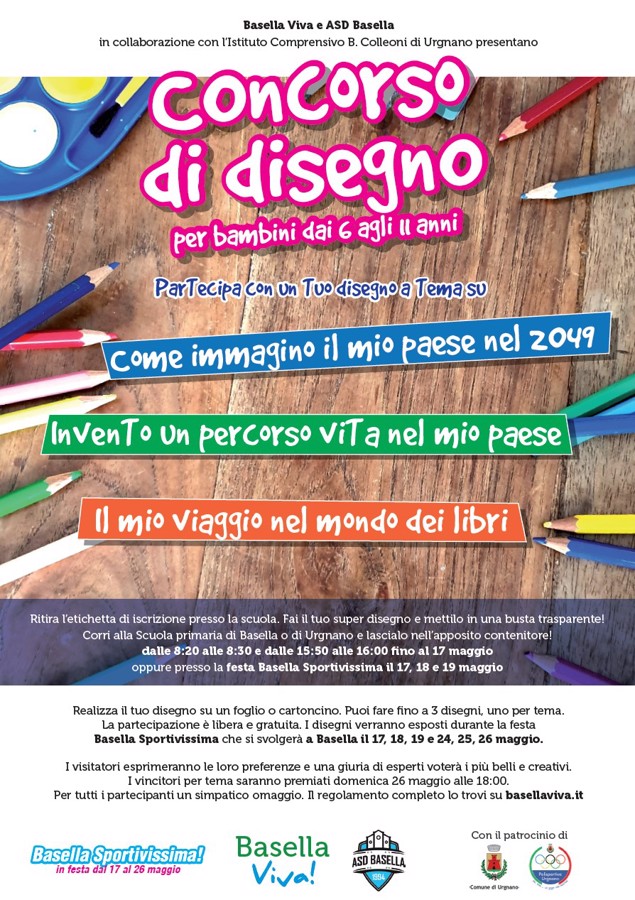 Concorso di disegno a Basella Viva